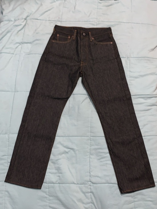 Levi's Other - Levi's Straight-Leg Dark Indigo Raw Denim Jeans 501